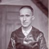 Ein altes Foto von Bertolt Brecht. 