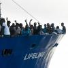 Das Rettungsschiff „Lifeline“, dessen Kapitän derzeit in Malta vor Gericht steht. 
