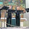 In der vollen Klosterkirche von Auhausen trat im Rahmen der Konzertreihe "Musica Ahuse das bekannte britische Quartett "Hilliard Ensemble" auf. Foto: Meilenhammer