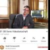 Die erste Videobotschaft des neuen OB Jürgen Sorré auf Youtube.