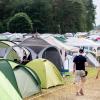 Camping auf Festivals - wie hier beim Hurricane - wird immer beliebter. 
