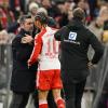 Der Moment, als Unions Trainer Nenad Bjelica gegen Leroy Sané die Sicherung durchbrennt. Nach der Roten Karte gegen den FC Bayern steht der Coach in der Kritik.