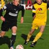 Stefan Horky (rechts) machte gestern das 1:0 für den FC Pipinsried im Landesligaspiel gegen Thannhausen (hier Tobias Hillenbrand).
