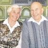 Hedwig und Adolf Wegele haben gestern vor 60 Jahren in Utting geheiratet. 