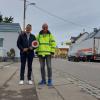 Burkard Sterk und Dieter Behrends wollen mit der Verkehrswacht Günzburg die Straße sicherer machen.