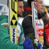 Markus Eisenbichler (links) und Ryoyu Kobayashi liefern sich an der Spitze der Gesamtwertung der Vierschanzentournee ein packendes Duell. Weiter geht es am heutigen Donnerstag in Innsbruck. 	