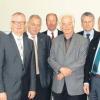 Sie gehören unter anderem dem neuen Vorstand der Volkshochschule Augsburger Land an (von links): Jürgen Schantin, Peter Schönfelder, Martin Sailer, Paul Reisbacher, Hansjörg Durz und Manfred Buhl. 