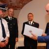 Sonderehrung für Stefan Nerlich von Kreisfeuerwehrverband mit dem silbernen Ehrenkreuz