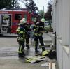 Die Augsburger Feuerwehr musste zu Beginn der Woche zu einem Fassadenbrand ausrücken. 