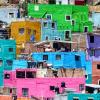 In Mexiko ist Farbe Teil eines Wiederaufwertungsprogramms ganzer Stadtviertel. Der Staat zahlt die Eimer. 