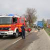 Auf der B16 bei Gundelfingen ist eine beträchtliche Menge Kraftstoff ausgelaufen.