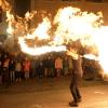 Auch die traditionelle Feuershow war bei „Dießen leuchtet“ geboten. Der Aktionsabend wird jedes Jahr vom Gewerbeverband veranstaltet. 	