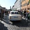 Die Maximilianstraße in Augsburg stand am Sonntag im Zeichen der Fuggerstadt Classic. Dort gab es über hundert Oldtimer zu bestaunen.