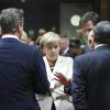 Kanzlerin Merkel sprach beim Sondergipfel in Brüssel von härteren Sanktionen gegen Russland.