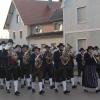 Der Festzug des Blasorchesters Kötz durch den Ort war Teil der Feier zum Jubiläum 150 Jahre Blasmusik in Kötz. Den festlichen Höhepunkt bildete ein Gottesdienst, den die Schüler-und Jugendkapelle musikalisch gestaltete.  	