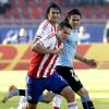 Raúl Bobadilla stürmte mit Paraguay ins Viertelfinale. 	