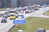 Volle Fahrbahn: In Richtung Süden wird es manchmal eng.