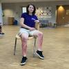 Nadine Lindermayr nahm als Statistin an der Übung teil – ihre Beine sahen in der Übung aus wie mit Säure verätzt.