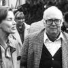 Charlotte Kerr und Friedrich Dürrenmatt in Locarno (August 1990).