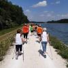  Bei idealen Bedingungen trafen sich die Nordic Walker zur zweiten Etappe der Landkreis-Tour bei der SG Reisensburg-Leinheim.