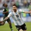 Lionel Messi jubelt über sein Tor zum 1:0 für Argentinien.
