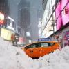 Schnee ja, aber deutlich weniger als erwartet: In New York wurden die Bürger vom angekündigten „Monstersturm“ weitgehend verschont.  	