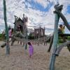 Den Spielplatz Biberburg im Stadtgarten in Aichach haben Kinder mitgestaltet.