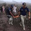 Nach dem Vulkanausbruch in Guatemala erschweren starke  Regenfälle die Suche nach Opfern.