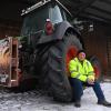 Der Traktor ist für Landwirtin Steffi Egger aus Langerringen eine wichtige Arbeitsmaschine - und aktuell auch Protest-Fahrzeug.