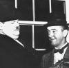 Die beiden Komiker Oliver Hardy (links) und Stan Laurel, auch als „Dick und Doof“ bekannt.