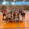 Großer Jubel bei den Volleyballerinnen der DJK Augsburg-Hochzoll. Das Team gewinnt nach einer grandiosen Saison die Meisterschaft in der Dritten Liga Ost mit zwei Siegen in den letzten zwei Spielen gegen die Neuseenland Volleys und Erfurt electronic. 