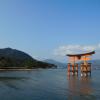 Das zinnoberrote Schreintor ist das Wahrzeichen der heiligen Insel Mijajima. 