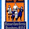 Vignette des Männer-Turnvereins Augsburg MTVA um 1910.