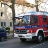 In einem Gebäude in der Rosenaustraße in Augsburg hat eine Waschmaschine gebrannt. 
