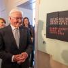 Bundespräsident Frank-Walter Steinmeier in der neuen Ausstellung «Der Wille zu Freiheit und Demokratie. Der Verfassungskonvent von Herrenchiemsee 1948» im Alten Schloss im bayerischen Herrenchiemsee.