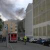 Am Montagmittag ist im Augusta Bräu in Augsburg Feuer ausgebrochen.