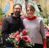 Yasmin und Florian Kiechle arbeiten gemeinsam im Blumenfachgeschäft Silvia in der Gartenstadt. 