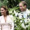 Prinz William und Herzogin Catherine im Botanischen Garten von Singapur. Foto: Stephen Morrison dpa