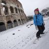 Das Winterwetter hat Europa weiter fest im Griff.  Zum ersten Mal seit 27 Jahren waren in Rom das Kolosseum, die Piazza Venezia und der Vatikan mit Schnee bedeckt. 