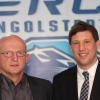 Jiri Ehrenberger (links) ist der designierte Nachfolger von Jim Boni als Sportdirektor des ERC Ingolstadt, kann möglicherweise jedoch erst am 1. Mai sein Amt antreten. Claus Gröbner ist der neue Geschäftsführer des DEL-Vereins und steigt zum 1. Februar ein. 
