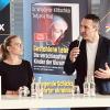 Wladimir Klitschko mit seiner Co-Autorin Tatjana Kiel bei der Vorstellung des Buches "Gestohlene Leben - die verschleppten Kinder der Ukraine", erschienen im Heyne Verlag. 