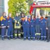 Das Ausbilderteam und die bei der Truppmann-Prüfung erfolgreichen Teilnehmer der Feuerwehr Kaufering.  