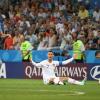 Cristiano Ronaldo am Boden. Der Weltfußballer ist fortan Zuschauer bei der WM in Russland.
