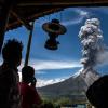 Der Sinabung-Vulka brach 2013 auf Sumatra aus. 