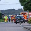 In Heimertingen nahe Memmingen ist es zu einem Unfall an einem Bahnübergang gekommen. Die Einsatzkräfte sind am Donnerstagabend vor Ort.