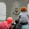 Auftakt beim Turamichelefest in Augsburg: Der Perlachturm ist dieses Jahr aber nicht mit Blumen geschmückt.