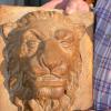Mit dieser Maske wurden die bekannten Löwenfiguren in Unterroth produziert. 