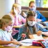 An weiterführenden Schulen in Bayern galt in den ersten beiden Wochen eine Maskenpflicht. 