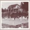 Seit 1901 gibt es die Tennisanlage am Kurpark. Damals wurde nebenan auch noch Croquet gespielt. 