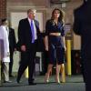 US-Präsident Donald Trump besucht mit seiner Frau Melania den republikanischen Abgeordneten Steve Scalise in einer Klinik.